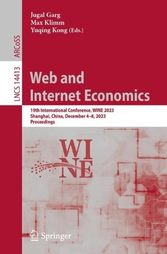 Web and internet economics - web,